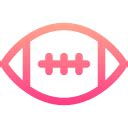 American Football Icon Pack | Lineal color | 50 .SVG Icons