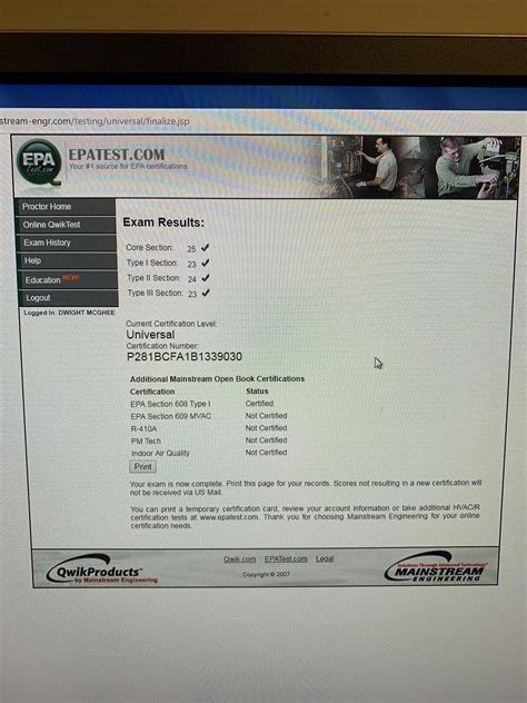 609 Certification Card 的图像结果