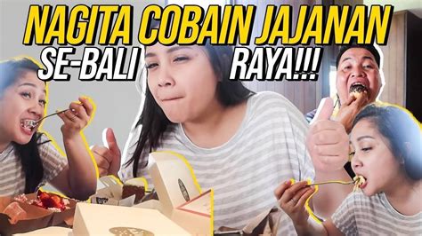 SATU MEJA PENUH!!! NAGITA BUNGKUS SEMUA MENU JAJANAN DI BALI...