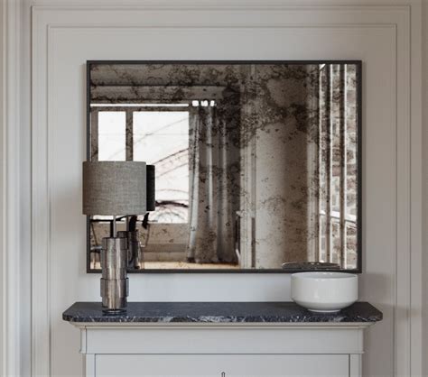 Wall Mirror With Antique Glass at Audrey Stier blog