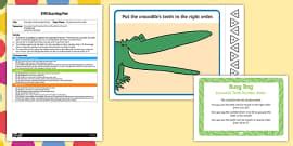 Draw the Crocodile Art Activity, How to draw a crocodile