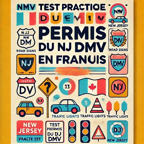 NJ DMV Permit Practice Test In French 2025