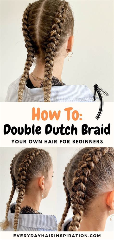Image result for Double Dutch Braid Tutorial Beginner