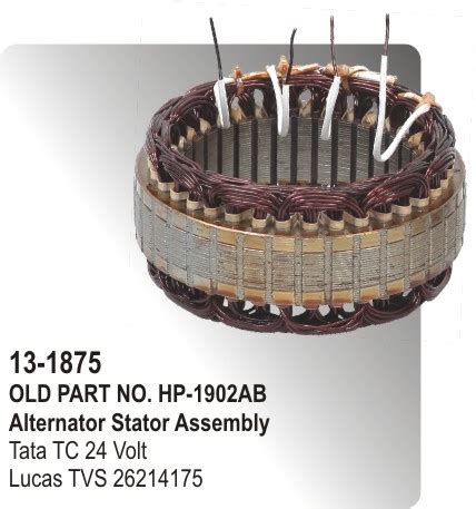 Alternator Stator Assembly Tata TC 24 Volt equivalent to 26214175 (HP ...