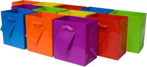 RanGit Bhumi Mini Gift Bags - 20pcs 4.5x5x2.5 inch MultiColor Small ...