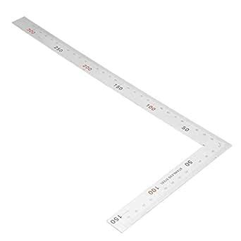 Angle Ruler, Square Angle Ruler, Stainless Steel Silver DIY for marking ...