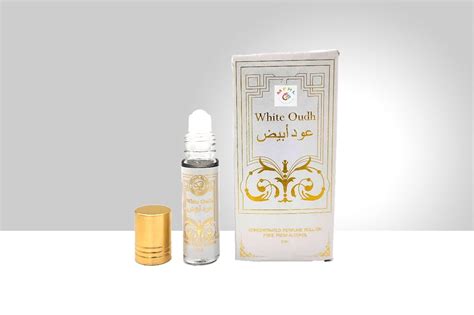 MFHL White Oud roll-on Atar 6 ml with box | Non-alcoholic gifting White ...