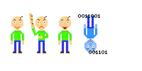 Image result for Baldi Sprite
