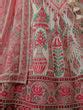 White Net Lehenga Choli Set with Thread & Sequin Embelli
