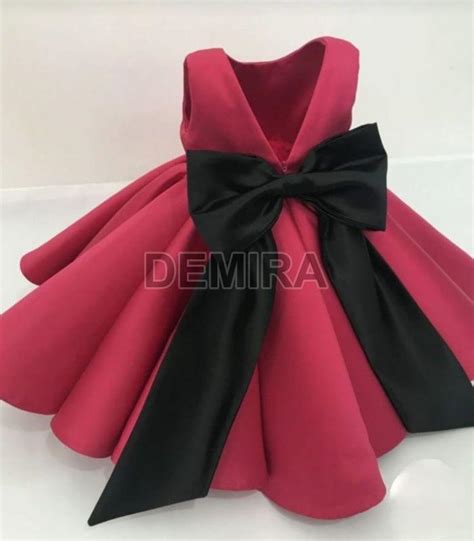 Aashirwad Industries Karnal - Girls Party Wear Dress With Big Bow ...