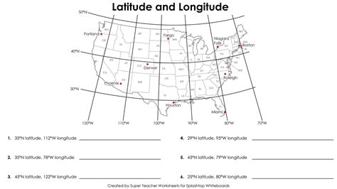 Map Of North America With Latitude And Longitude Lines - Oconto County ...