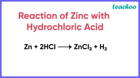 Assertion (A): When zinc is added to dilute hydrochloric acid, hydro