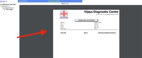Download Reports from Vijaya Diagnostics