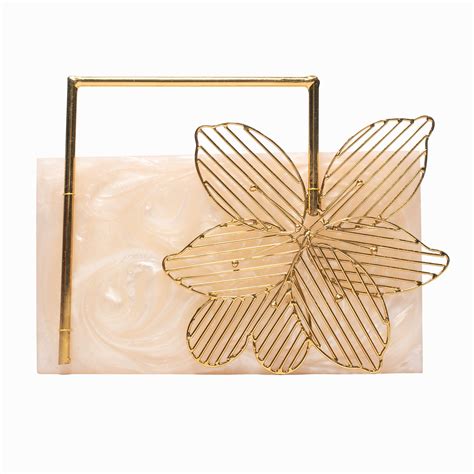 Sugarcrush beige luxury Bridal embellished clutch with handle – SUGARCRUSH