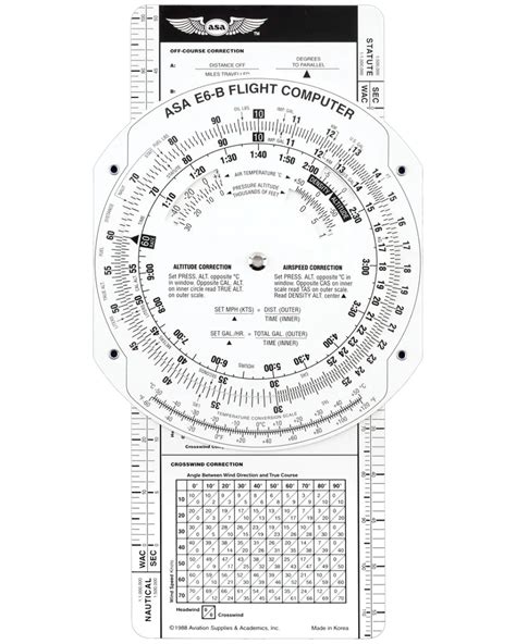 Asas Color E6B Flight Computer 的图像结果