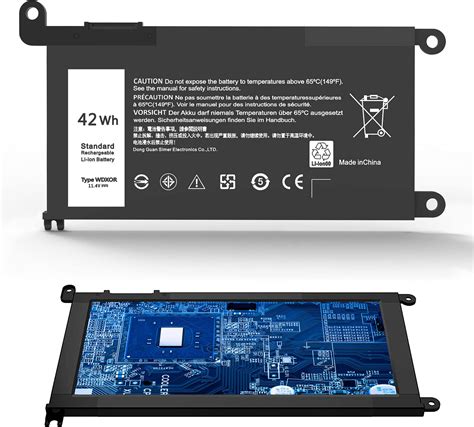 SellZone WDXOR Laptop Battery for Dell Inspiron 13 5378 5368 5379 7368 ...