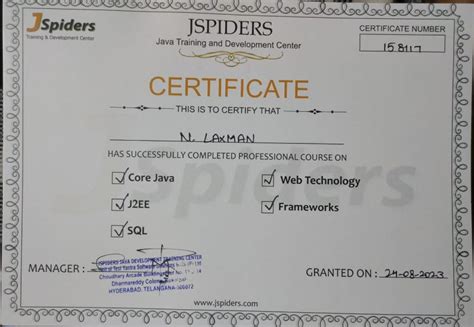 Image result for Java Full-Stack Completion Certificate