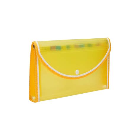 SPS 13 Pocket Mini Expanding File Folder with Button Closure,Label ...