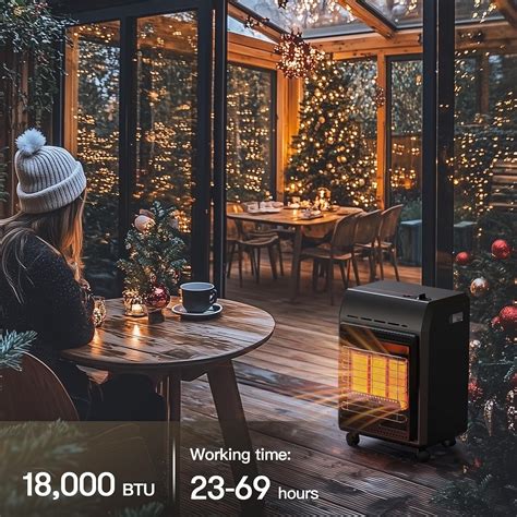 Jocoevol Propane Heater 6000 to 18000 BTU 3 Setting Tank India | Ubuy