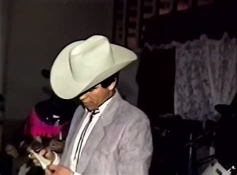 This picture shows Chalino Sanchez receiving his death note from a gang ...