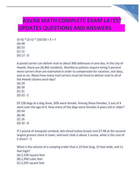 ASVAB Math Questions 的图像结果