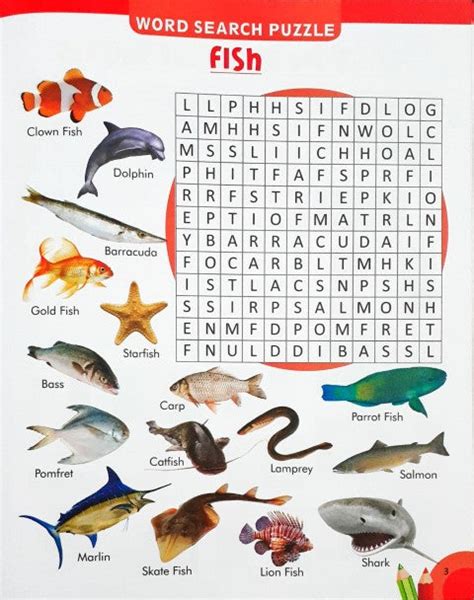My Red Pictorial Word Search With Coloured Pictures – Books and You