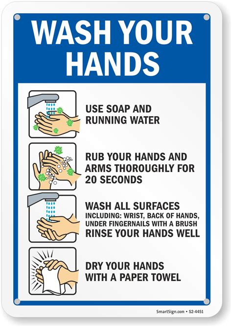 Printable Wash Your Hands Signs