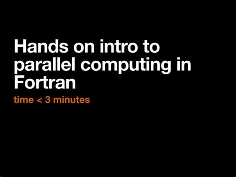 Image result for Run Fortran Program Parallel in Python