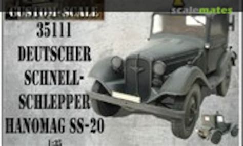 Deutscher Schnellschlepper Hanomag SS-20, Custom-Scale 35111 (2021)