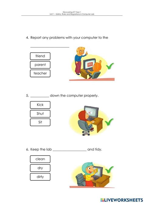 Computer Lab Safety Procedures 的图像结果