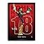Ferrari F1 Poster | Charles Leclerc Framed Ferrari F1 Car A4 Sized (31 ...