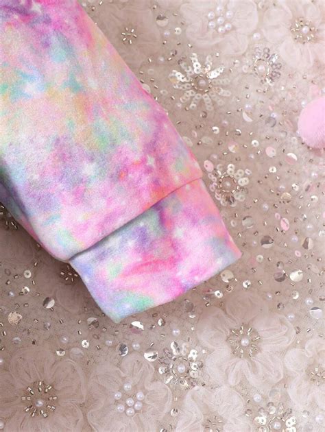 Bebezinha Estampa De Unicórnio Guarnição Listrada Jaqueta Bomber ...