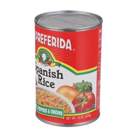 Canned Spanish Rice – Just Heat & Serve | La Preferida