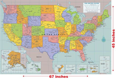 Large Map of United States 的图像结果