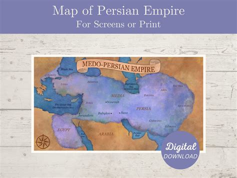 Medo Persian Empire Map