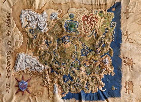Legend Of Zelda Map