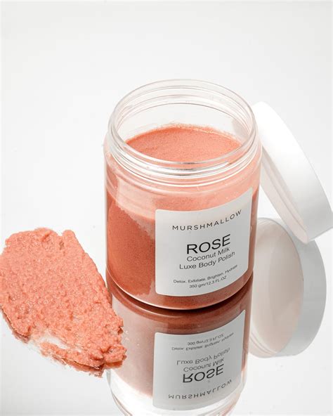 Buy Murshmallow Rose & Coconut Milk Luxe Body Scrub / Polish 350gm ...