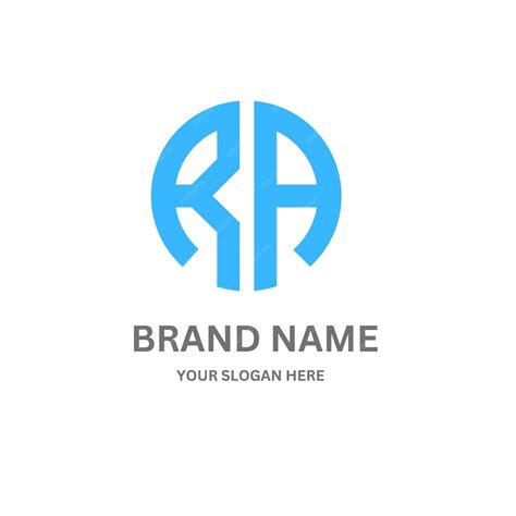 Ra218 letter ra logo design | Premium Vector