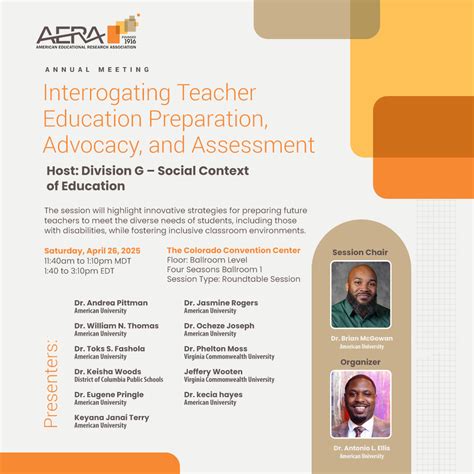 Research presents at the 2025 National AERA Conference | School of ...