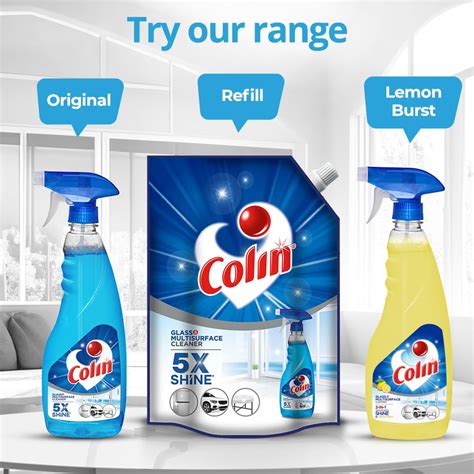 Buy Colin Glass Cleaner, 250 ml | 19 Minutes Delivery | Apollo Pharmacy