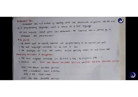 Image result for Embedded SQL Processing Process