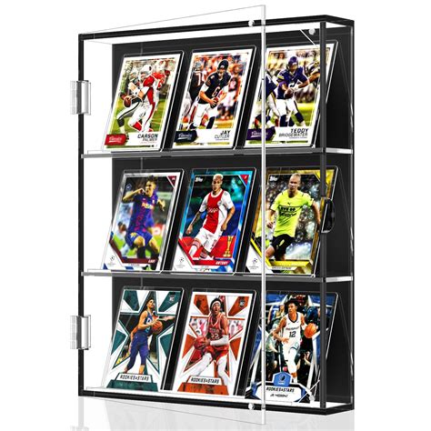 Amazon.com: NIUBEE Acrylic Baseball Card Display Case, Sports Card ...