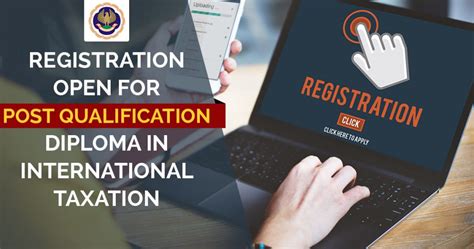 ICAI Registration Open for Post Qualification Diploma in International ...