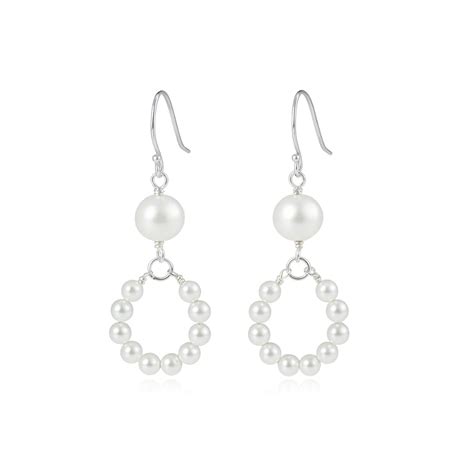 Silver Earring with Pearls