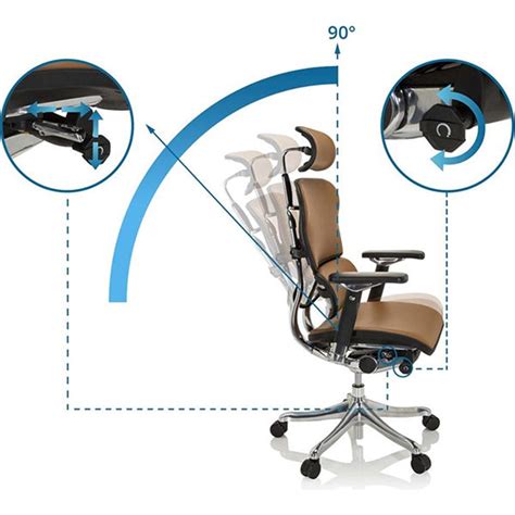 Heera Moti | Ergohuman Director High Back Office Chair | Tan
