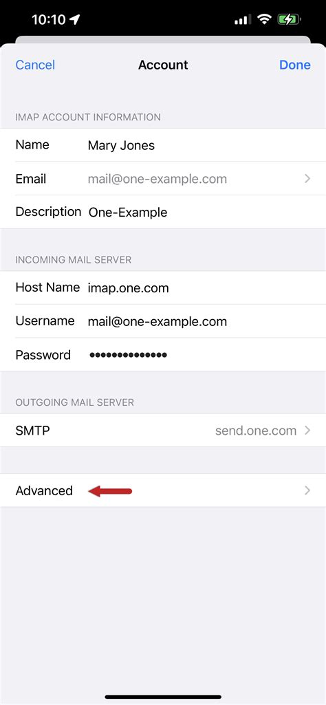 Set Up iOS Mail Box 的图像结果