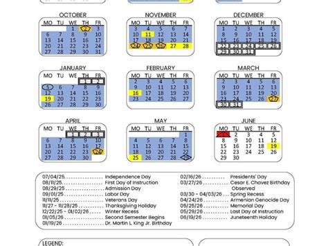 Lausd Calendar 2025 26 Printable - Calendar 2026 Printables