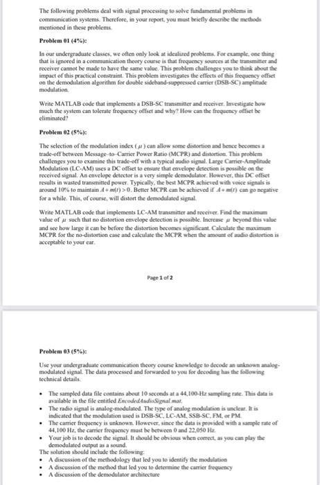 Image result for Signal Processing Problems