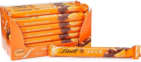 Lindt LINDOR Milk Orange Chocolate Snacking Bar Pack India | Ubuy