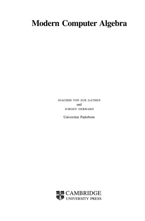 Computer Algebra 的图像结果